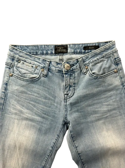 Bebop For Express Low Rise Bootcut W29 Y2K McBling Japan Style