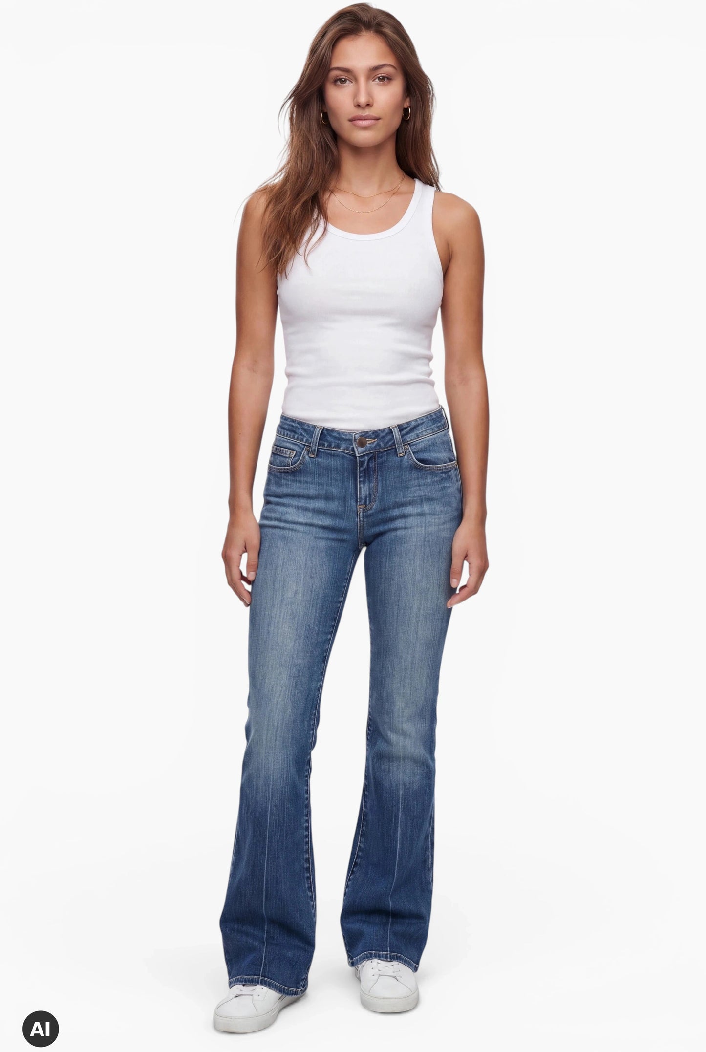 Paige Low Rise Bootcut Jeans – L